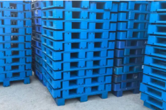 挡边塑料托盘 川字型托盘 网格田字型平面型塑料托盘 注塑托盘